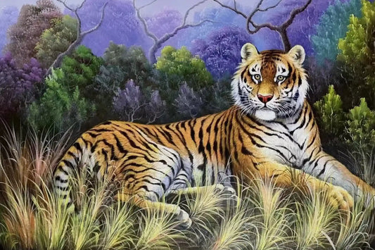 art-figuratif-animalier-tigre-tableau-peinture-originale-huile-toile