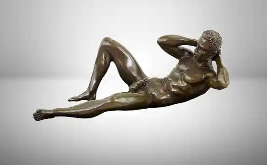 décoration-sculpture-statue-bronze-gay-homme-nu-intégrale-sexe