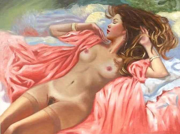 Peinture femme nue pop art • Peintures sur toile Peinture femme nue pop art • Peintures sur toile