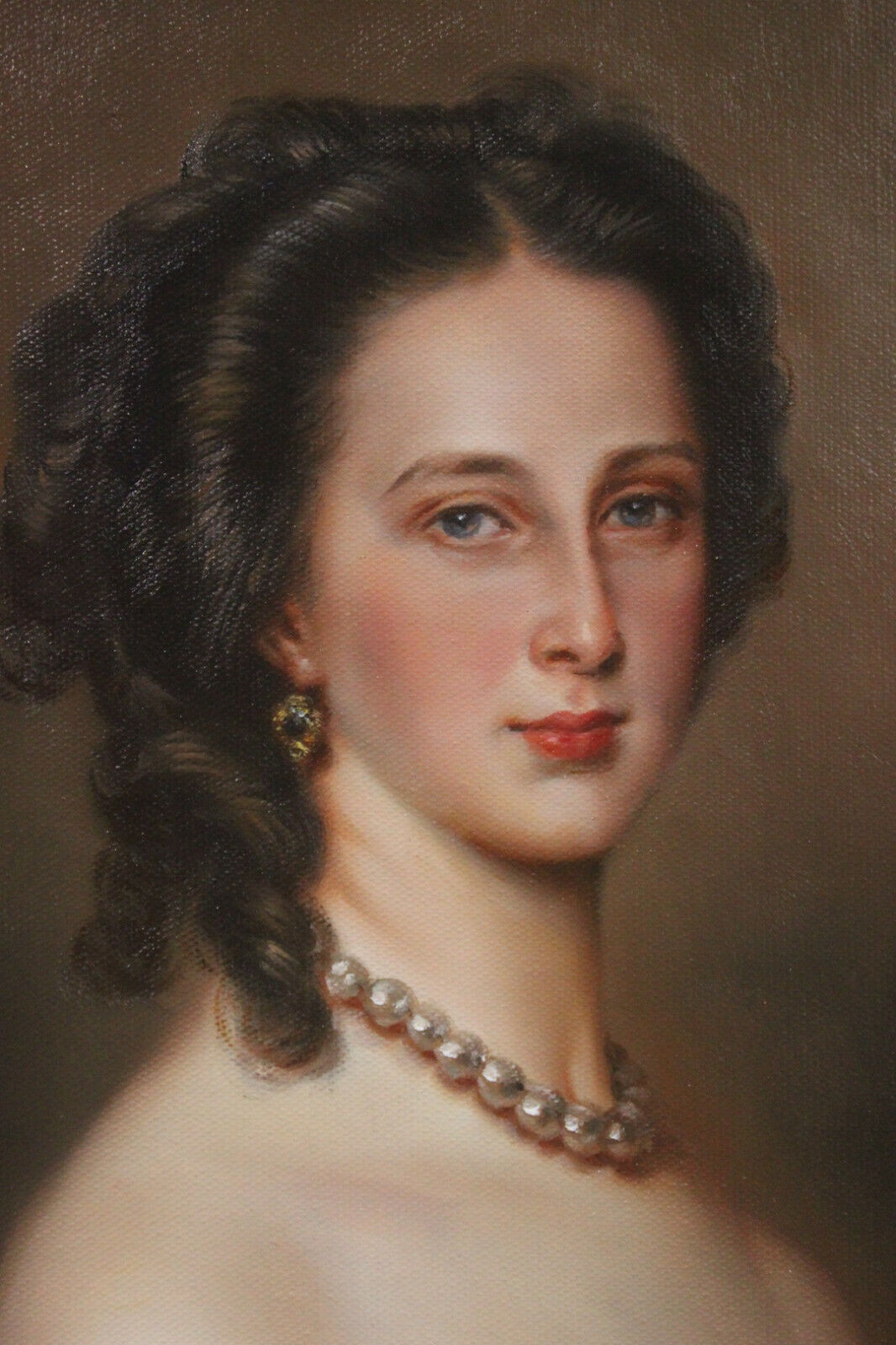 Art peinture à l'huile portrait grande-duchesse Alexandra Iosifovna