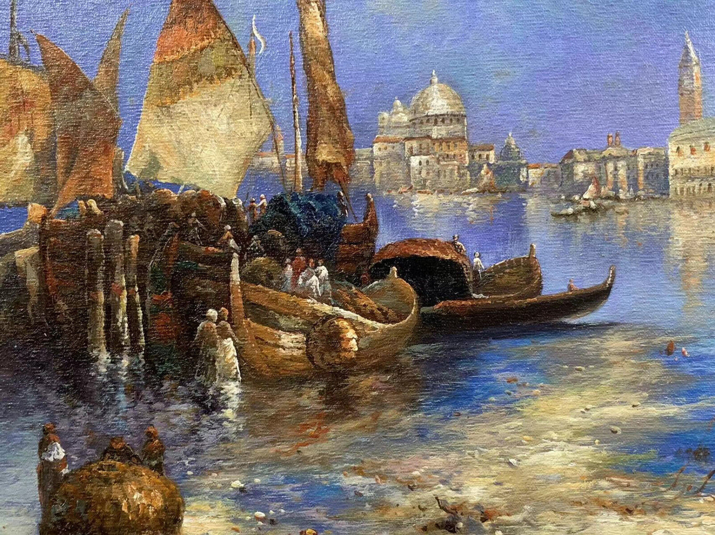 Reproduction Thomas Moran paysage Venise Scénario peinture à l'huile sur toile