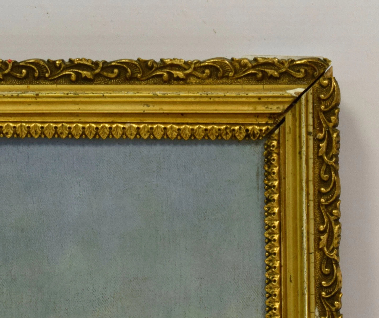 Vers 1900, tableau ancien, paysage à Capri, huile, signé, 58 x 36,5 cm