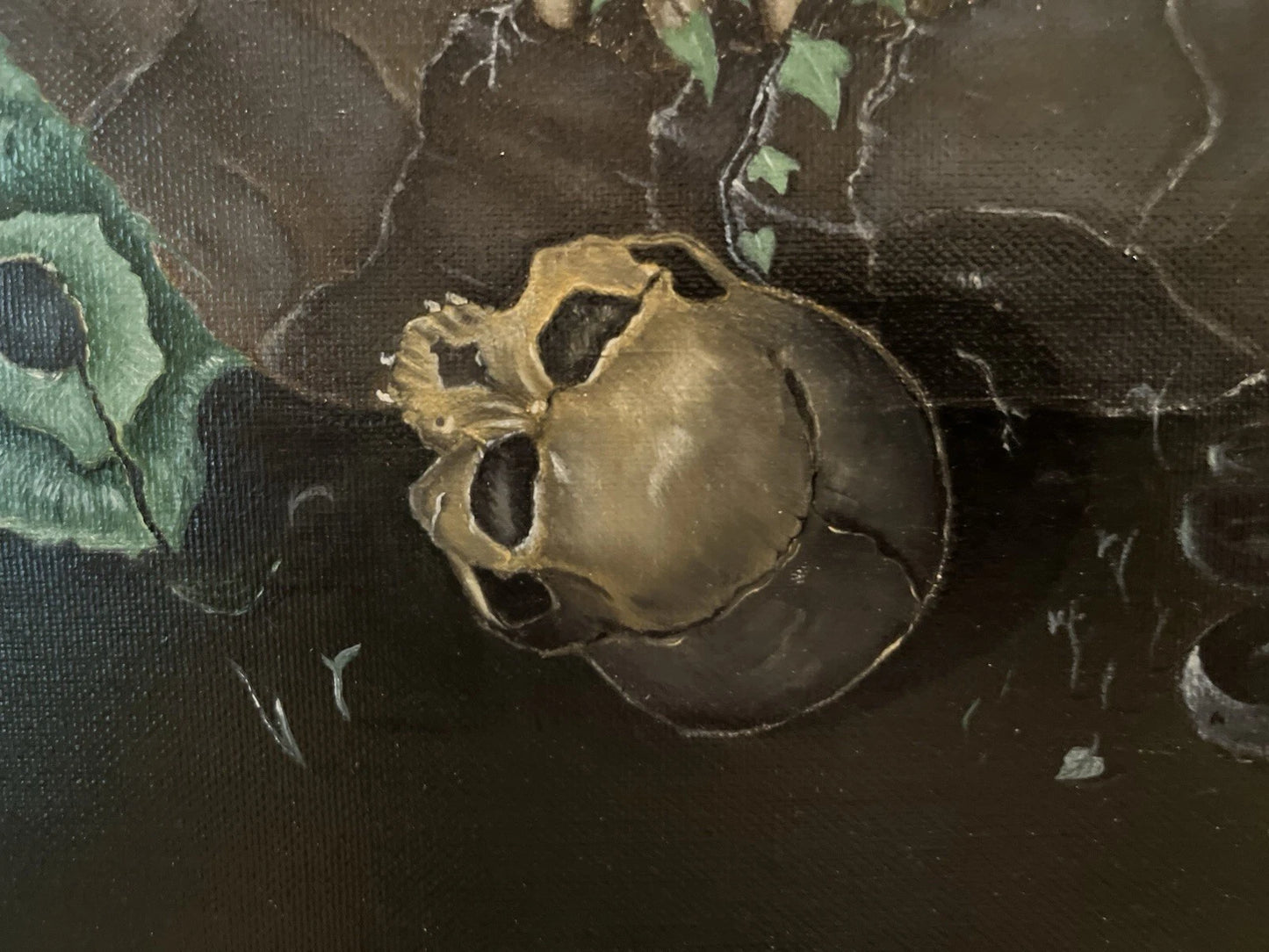 art-decoration-tableau-peinture-huile-toile-surrealisme-Je vais me réveiller demain