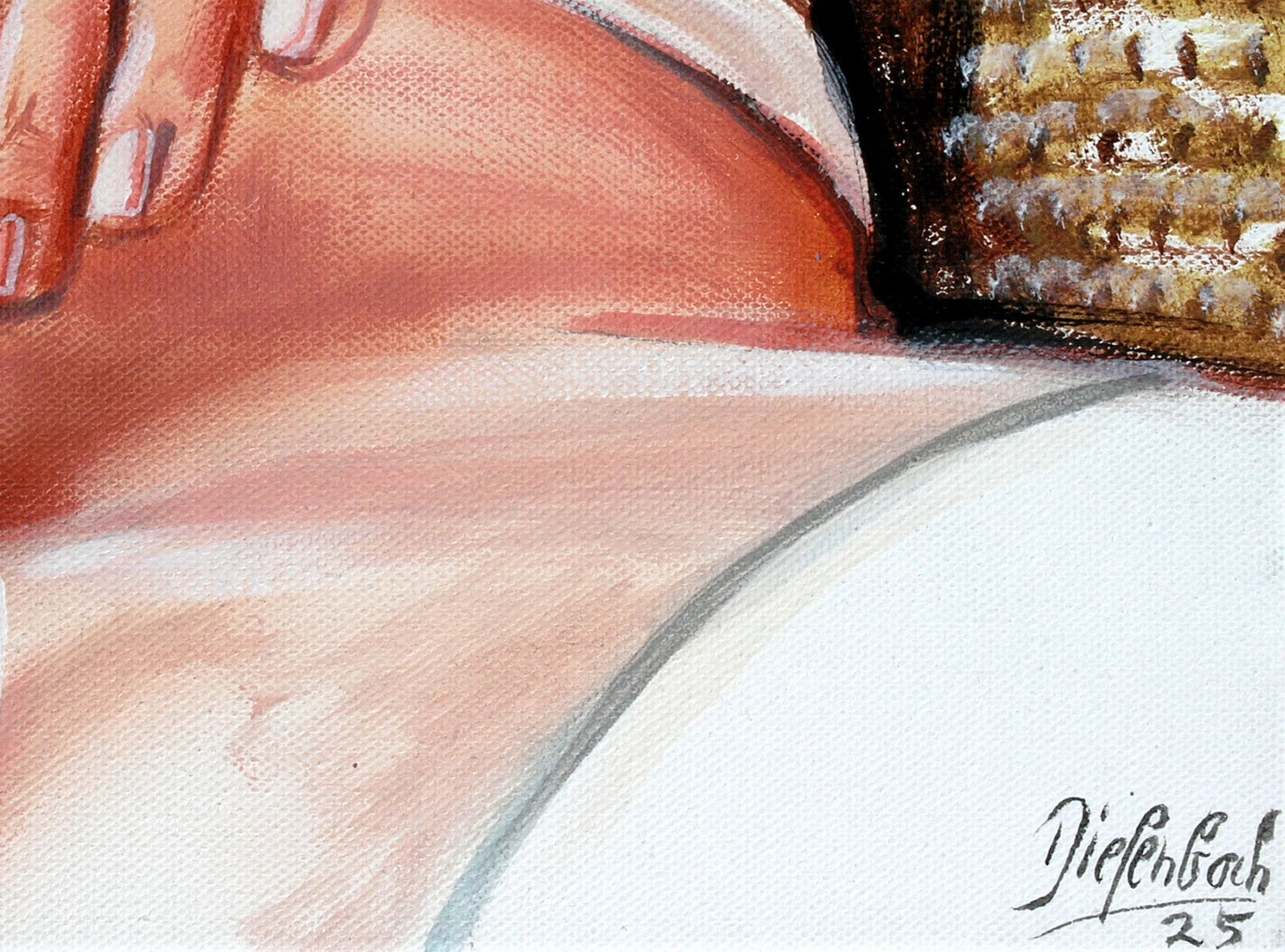art-decoration-tableau-peinture-huile-toile-erotique-portrait-feminin-femme-nue-integrale