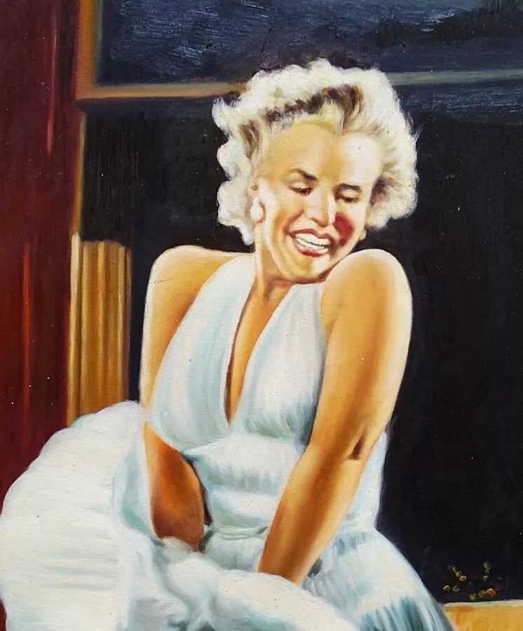 art-Peinture à l'huile Marilyn Monroe