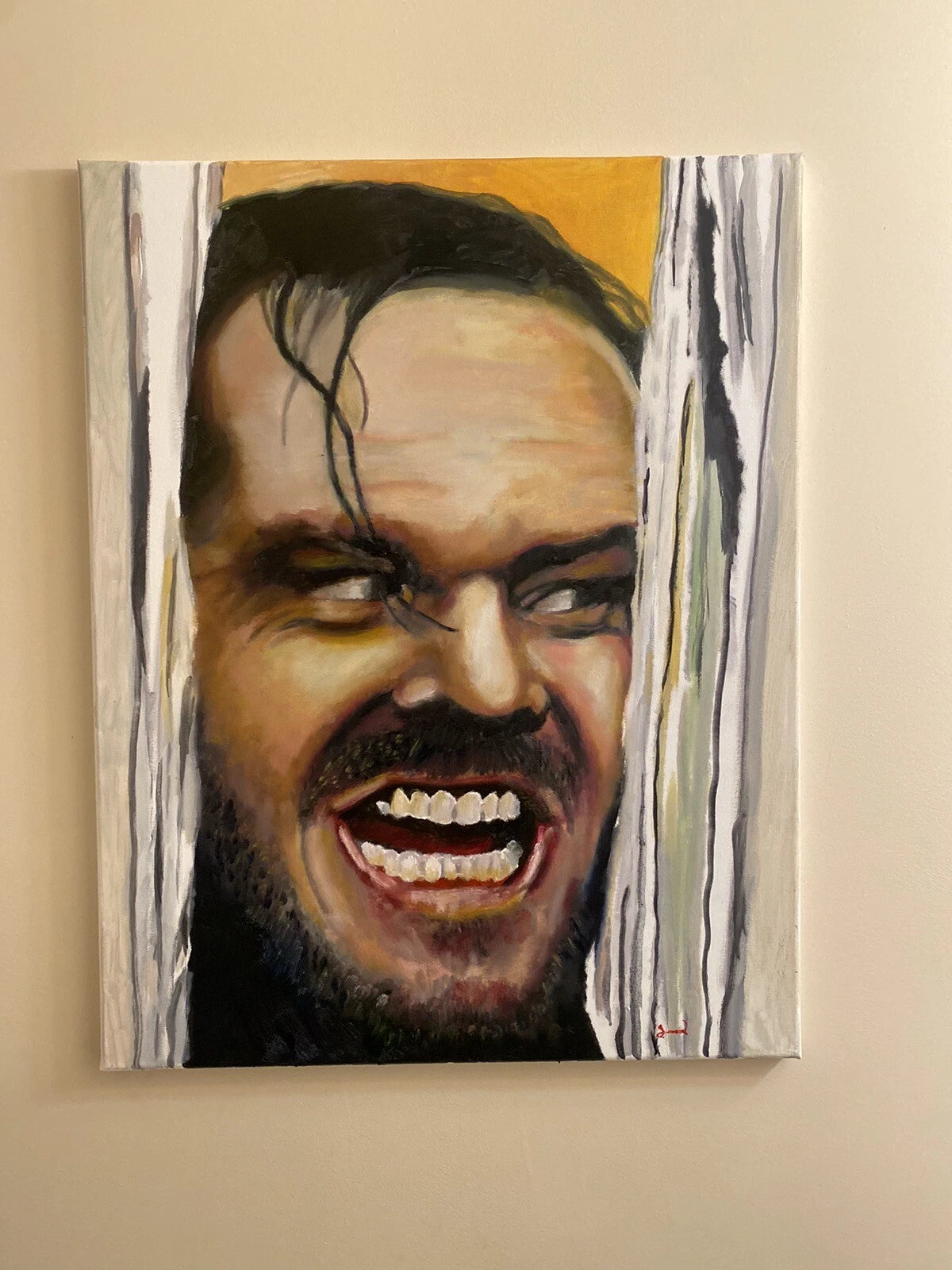 art-decoration-tableau-peinture-huile-toile-Le brillant Stephen King Kubrick