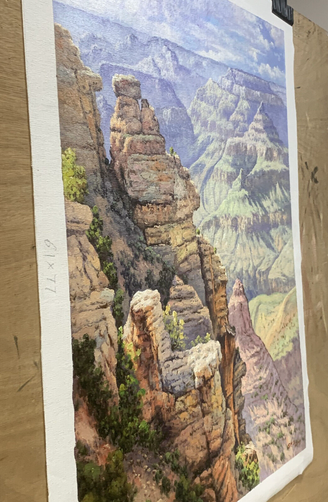 Reproduction d'art Gunnar Widforss Grand Canyon paysage peinture à l'huile