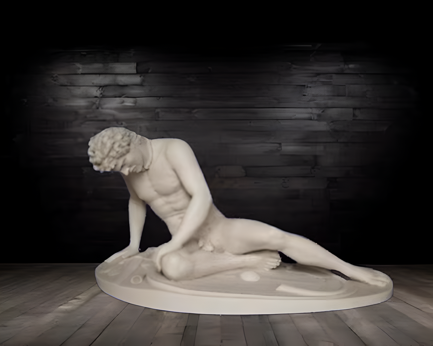 Figure of the dying Gaul W: 56cm (22")